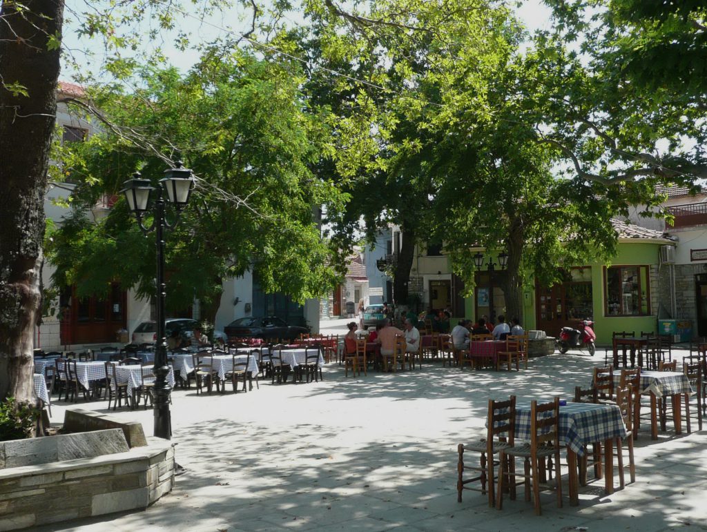 village square argalasti, pilion